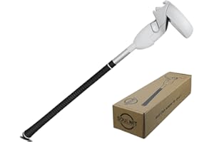 SOULWIT Golf Club Adaptateur Poignée Fixation pour Oculus (Meta) Quest 2 (Manette Droite), Accessoire D'extension VR, Installation Facile - Blanc