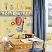RoomMates Repositionable Childrens Wall Sticker Border  Jungle Adventure