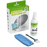 Betron Screen Cleaner 100ml Cleaning Brush and Fine Microfibre Towel for LCD, LED, TFT, HD TV's, Plasma,Laptops, touchscreen, smartphones, TV Screens, Tablets, Keyboards, E-readers and more
