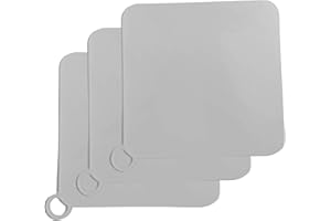 ADEGO Pack 3 Tapa Desague Ducha - 3 Cubiertas de Desagüe Antiolor y Antideslizantes de Silicona para el Baño, Cocina o Patio - Elimina los Malos olores y Evita la Suciedad (20x20, Gris)