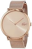 Lacoste Unisex Analog Quarz Uhr mit Edelstahl Armband 2001028