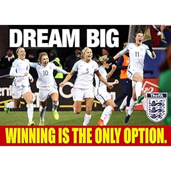 England Women's Football Team # 11 - A3 poster - Players - Motivational