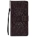Produktbild 6City8Ni Ledertasche BookStyle Luxus 3D Sunflower Slim Leder Hülle Schutzhülle Scratch Bumper Flip Folio Wallet Stand Case Card Slots Pocket Shell Magnetverschluß Etui Case für Samsung Note 9