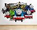 Price comparison product image H167 Thomas Tank Nursery Kids Boys Wall Decal Poster 3D Art Stickers Vinyl Room(Medium (52x30cm))