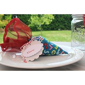 Minischultüte zur Einschulung/Tischdeko