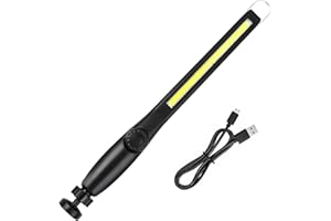 GOERPN LED Work Light 700 Lumens Inspection Light Rechargeable Magnetic Torch Portable Cordless COB LED Lights for Car Repair,Home,Garage,Workshop and Emergency