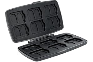 PROfezzion 36 przegródek do przechowywania kart do gier przenośny przełącznik do gier Catridge etui na 12 x NS (Nintendo Switch karty do gry) + 24 x TF(micro SD SDHC SDXC), czarne