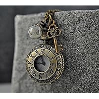 Echte Pusteblume Kettenuhr