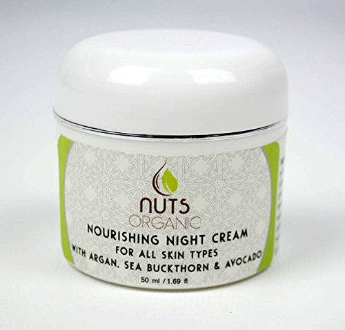 NOURISHING NIGHT CREAM FOR ALL SKIN TYPES WITH ARGAN OIL, SEA BUCKTHORN & AVOCADO (PARABEN FREE - FRAGRANCE FREE - SULPHATE FREE - SPF 25)