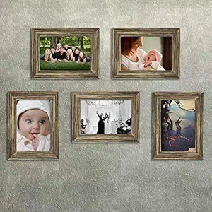 ArtzFolio Wall Photo Frame D439 Antique Golden 4x6inch;Set of 5 PCS