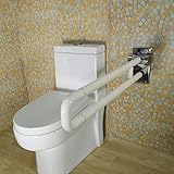 SDKKY Sicherheit Armlehne Barrierefrei Handlauf wc Toiletten WC-Sitz für die älteren Menschen mit Behinderungen auf dem Turn für Sicherheit falten würde am Handlauf