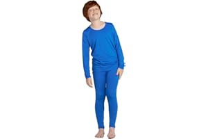 LAPASA Set Termico Intimo Bambino Caldo Leggero Strato Base Maglia a Maniche Lunghe e Pantaloni B03