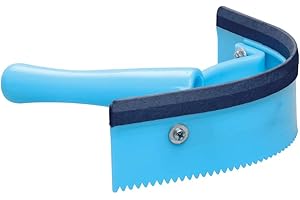 Imperial Riding - Extractor de sudor con una mano y borde de goma PVC (Blue Breeze)