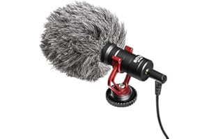 ‎BOYA Boya Video Mikrofon YouTube Vlogging Facebook Livestream Aufnahme Mic Shotgun Mic für iPhone Huawei Smartphone DJI Osmo Mobile 2, für ZHIYUN Smooth Q Smooth 4 Feiyu Vimble Canon Sony DSLR