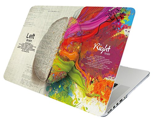 October Elf MacBook Air 13'' custodia cover rigida protettiva in foglio di 2 in 1 con manica per MacBook Air 13'' Model: A1369/A1466 (Cervello destro sinistro A)