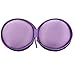Magideal Mini Round Pocket Carry Storage Collection Pouch Bag for Headphone Purple RS.170.00