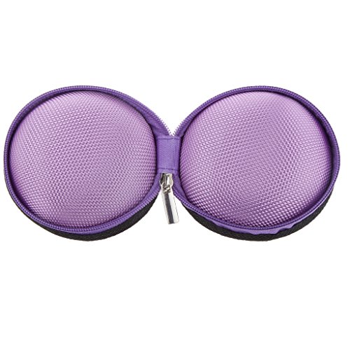 Magideal Mini Round Pocket Carry Storage Collection Pouch Bag for Headphone Purple RS.170 (58.00% Off) - Amazon