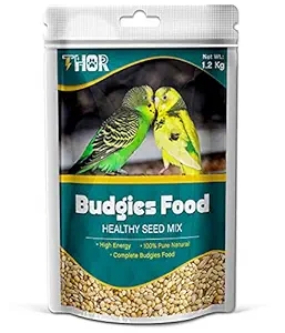 Thor Natural and Healthy Bird Food for Budgies - Mix Seeds (1.2 kg)