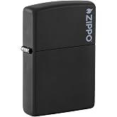 Zippo &Ccedil;akmak Black Matte Siyah Logo 218zl-000023, ehy-218zl-000023