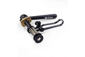 Aceoffix Brompton Bicycle Seat Post Clamp Folding Hook Ti + Aluminum Alloy for Brompton Seatpost Clamp Brompton Bike Part(Seatpost Clamp Black