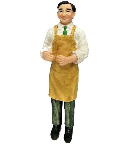 Melody Jane 1:12 Scale Dollhouse Miniature - Porcelain Gentleman Father Figure, Posable, 5.5 Inches Tall - View #8