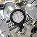Produktbild Generic Motorrad Lenker Quartz Uhr 43 mm schwarz Klemme auf passt 7/8 oder 2,5 cm Bars < 1 & 2620 * 1 >