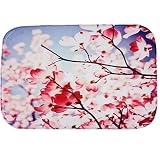 O-C Cherry Scape Outdoor Indoor Antiskid Absorbent Bedroom Livingroom Bath...