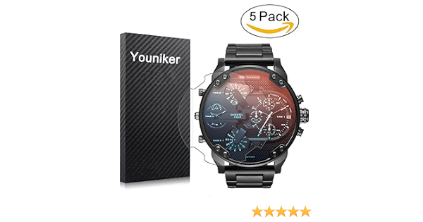 Youniker DZ7395 Mr Daddy Watch - Pellicola protettiva per display diesel, 5  pezzi, per Diesel Men DZ7395 Crystal Clear HD, antigraffio, anti-impronte,  pellicola senza bolle : Amazon.it: Elettronica