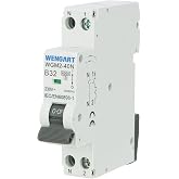 Wengart Magnetic Circuit Breaker Narrow 18 mm (32A), Automatic Switch 1P+N 6kA, B Curve High Sensitivity, Overload Protection