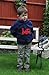 FHA201N CozyBear Navy Fleece Hoody Top with Fun Train - age 3 to 4 years