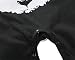 Qianyummy Baby Boy Rompers Panda Long Sleeve Baby Climbing Clothes (0-3 Months, Black)