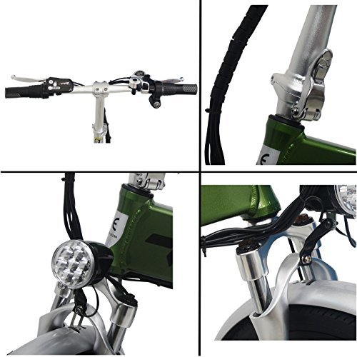 E-Bike Elektro Fahrrad Faltrad 20″ 51cm ALUMINIUM Ebike 6 Gang Shimano - 3