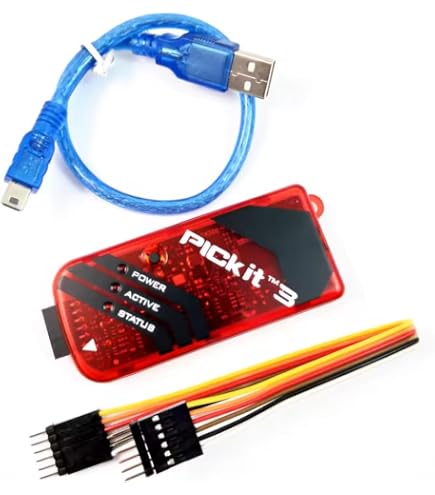 1 PZ Chip Emulatore Elettronico Originale MPLAB 3 PIC Microcontroller Chip In-Circuit Debugger Programmatore