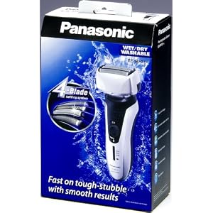 Panasonic ES-RF31 Premium Wet and Dry 4-Blade Electric Shaver for Men with Flexible Pivoting Head, Silver, UK 2 Pin Plug - Image 5