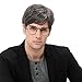 Produktbild STfantasy Herren perücke Männer grau kurz glatt Modisch Opa Gentleman Perücken wig für Anime Cosplay Kostümparty Halloween Karneva Mann Men Wig