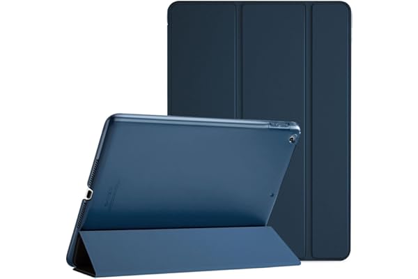 ProCase Coque iPad 6ème Génération 2018 / iPad 5ème Génération 2017, Coque Protection iPad 9.7 Pouces, Modèle A1893 A1954 A1822 A1823, Veille/Réveil Automatique -Marine