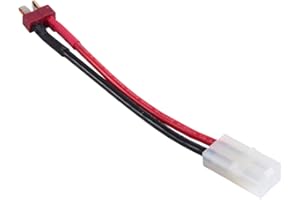 DILWE 14AGW Cavo in Silicone Morbido, Adattatore a Spina Deans Style T Maschio a Connettore Femmina Compatibile con largo