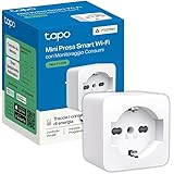 TP-Link Tapo P125M Matter Presa Smart Italiana, Monitoraggio Energia, WiFi Intelligente Smart Plug, Compatibile con Alexa e G
