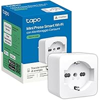 TP-Link Tapo P125M Matter Presa Smart Italiana, Monitoraggio Energia, WiFi Intelligente Smart Plug, Compatibile con Alexa e G