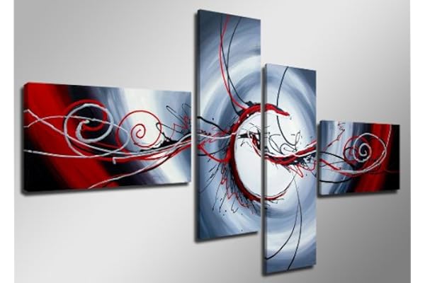Visario 6516 Set de Tableaux sur Toile Taille XXL Motif Moderne 160 cm