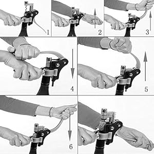 Wine Bottle Opener, Professional Grade Rabbit Corkscrew Lever Type Wine Rabbit Opener Zinc Alloy Corkscrew Wine Opener Gift