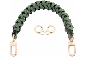 SENRAL Manici Pelle per Borse,Corda Intrecciata Maniglia Cinturino Spalla Tracolla Cinghie Sostituzione per Borsa Sacchetto Fai da