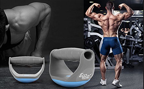 3 in 1 Liegestützgriffe Push Up Stand Bar drehbare mit elastischen Seil indoor Sport /Boxen/Brustmuskulatur von WEINAS - 3