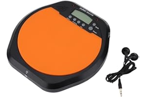 Cafopgrill Digital Practice Drum Exercice Batteur Training Pad Electronic Metronome avec oreillette