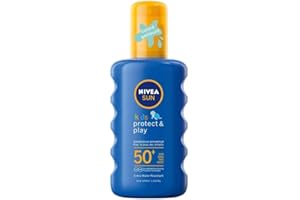 Nivea Dziecięcy kolorowy spray przeciwsłoneczny SPF 50+, 200 ml