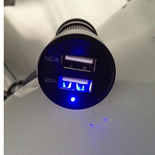 HARRYSTORE Universal 12V 24V zu 5V 2 Port Auto USB Ladegerät Adapter für Handy GPS - 4