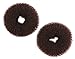 71217D DENMAN 2PC BROWN MINI BUN RINGS