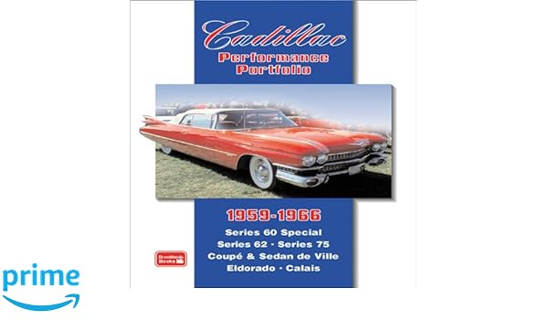 Cadillac Performance Portfolio 1959 1966 Brooklands Books - 