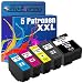 Produktbild PlatinumSerie® 5 Druckerpatronen XXL TE202XL kompatibel für Epson Expression Premium XP-6000 XP-6005 XP-6100 XP-6105 | Schwarz Photoschwarz Cyan Magenta Yellow