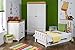Obaby York Nursery Furniture Set (3 Pieces, White with Pine Trim)